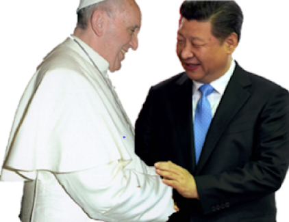 Xi Jinping y bergoglio