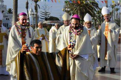 Obispos chilenos participaron en un ritual pagano