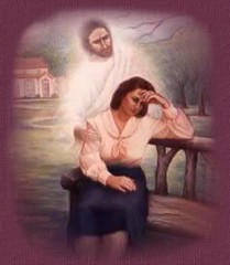 jesus ayudando a mama